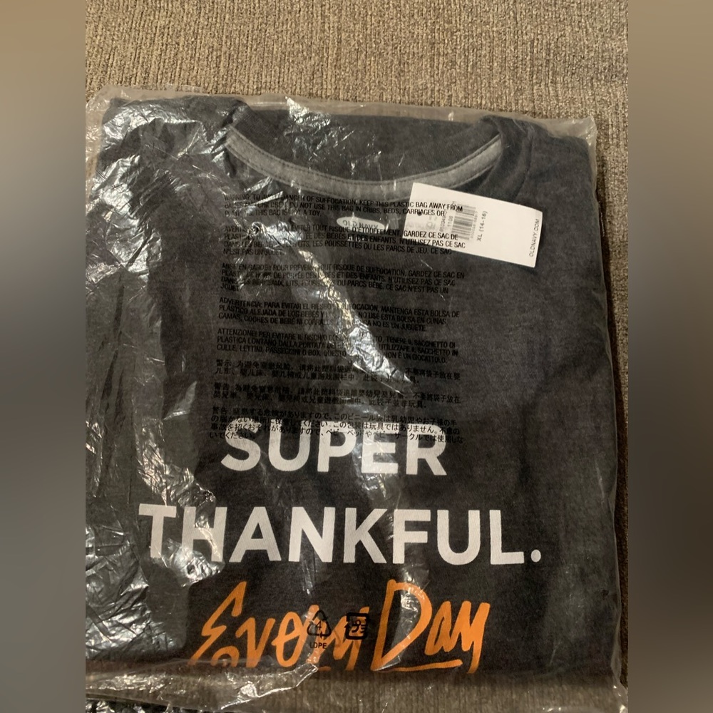Brand new with tags in plastic boys Thanksgiving Shirt